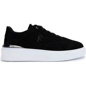 Resim Tamer Tanca Erkek Hakiki Deri Siyah Nubuk Sneakers & Spor Ayakkabı 352 22292 Erk Ayk Y25 Sıyah Nbk Siyah 