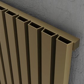 Resim Lojimax Alüminyum Dekoratif Radyatör Siesta 1800 x 404 7 Dilim | Mat Bronz | Yüksek Isıl Güç | 5 Yıl Üretici Garantisi 