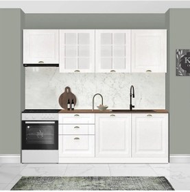 Resim Pramo Mobilya 240 Cm Membran Aspiratör Mutfak 