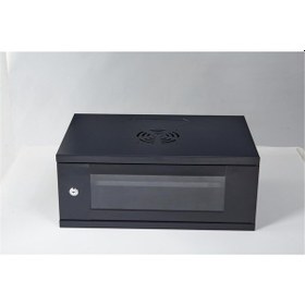 Resim Racksan Se-6407s 7u Duvar Tipi Kabinet 350-530-400 Raf+fan+priz 