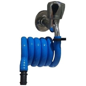 Resim Wc Matik Wc Hortummatik Mavi Esnek Yere Değmez Karışık Renkli Silikon 