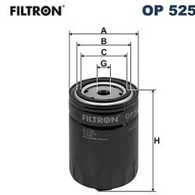 Resim FILTRON OP525 | Yağ Filtresi 92-Golf.II.III-Caddy.II 1.9D 