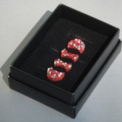 Resim TASARIM ARABAM ATİKE ELİF AKIN Kırmızı Audi Araçlarla Uyumlu Direksiyon Taşı 