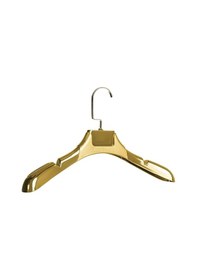 Resim 10adet İtalyan Kanca A Kalite Gold Kaplama Plastik Ceket Askısı B Altın 