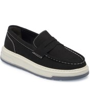 Resim Siyah Deri Erkek Loafer - E24S1AY57253-A64 