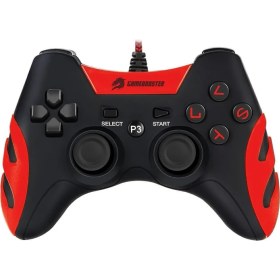 Resim Gamebooster GB-J54R Ps3/pc Uyumlu Kırmızı Kablolu Gamepad 