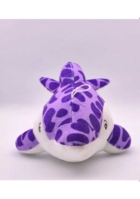 Resim Sevimli Peluş Yunus Balığı 25 Cm Oyuncak Uyku Arkadaşı Hediyelik Dekorasyon Mor 