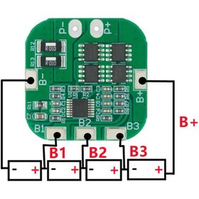 Resim Genel Markalar 4s 20a Lityum Batarya Bms Koruma Kartı Pil Li-ion 18650 16.8v 2 