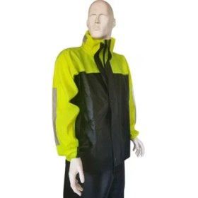 Resim Motospartan ASTARLI YAĞMURLUK TAKIM KURYE PAKETÇİ PVC NEON SARI SİYAH 