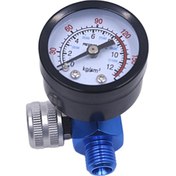 Resim Homyl Hava Basıncı Regülatörü G1/4 Basınç Göstergesi 