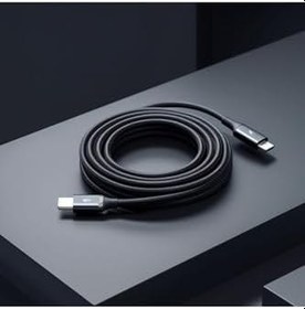 Resim iPhone 7/7 Plus ile Uyumlu 2 Metre Lightning Şarj Kablosu, 120W PD, Siyah 