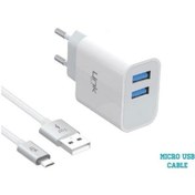 Resim Linktech C203 Safe Micro USB 10W Dual Hızlı Şarj Aleti 
