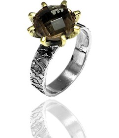 Resim Zultanit Taşlı Otantik Bayan Gümüş Yüzük - 523556112 