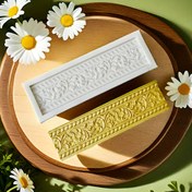 Resim CoooBely Fırıncılık Silikon Reçine Döküm Kalıpları, 1 Parça Avrupa Tarzı Kabartma Dantel Süs Dekoratif Aplike Kalıp, Kendin Yap El Sanatları İçin, Fondan Çikolata Pasta Süsleme Aracı, Mutfak Fırıncılık Aksesuarı, Dikdörtgen Şekil 