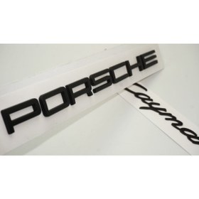 Resim Porsche Cayman Bagaj 3M 3D ABS Yazı Logo Amblem Seti 