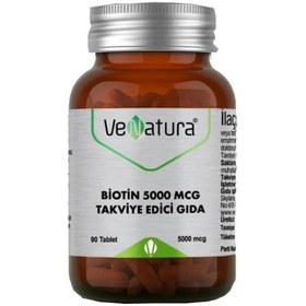 Resim Venatura Biotin 5000 mg 90 Tablet 