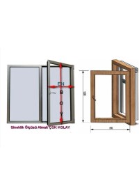 Resim Ertaş Yapı Pileli Kapı ve Pencere Sinekliği Beyaz 58 x 122 cm 