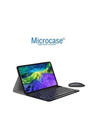 Resim Apple Uyumlu iPad Pro 11 2020 Bluetooth Klavye Mouse + Standlı Kılıf - Bkk6 