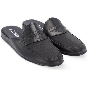 Resim Dark Erkek Siyah Lüks Rahat Hafif Konforlu Misafir Ev Terlik Siyah 