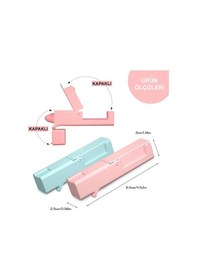 Resim Ally Kapı Açacağı Asansör Tuşu Basma Tutacağı Hijyen Kiti Turkuaz 