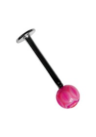 Resim Tdgr00940 Labret Stud 316 L Bioplast Piercing K5 Çok Renkli 