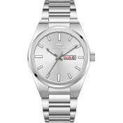 Resim Slazenger SL.09.2555.2.01 Çelik Kordon Çelik Kasa 10 Atm Suya Dayanıklı Metalik Renk Erkek Kol Saati 