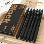 Resim 5 veya 6 MOKA Siyah Savaşçı Kalemler Seti, Pürüzsüz Yazma Deneyimi Sunar, 0.5Mm Uçlu ve Sağlam Plastikten Yapılmıştır, Eğitici ve Profesyonel Ortamlar İçin İdealdir. 