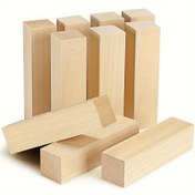 Resim 6 Adet Meşe Ağacı Oyma Blokları, Dikdörtgen Ahşap Oyma Seti, DIY Takı Yapımı, Vintage Tarzı, Başlangıçtan Ustaya, Güç Gerekmez, El Sanatları Malzemeleri 