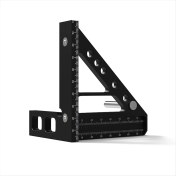 Resim Dadata 3' Ü 1 Arada Üçgen Hole Cetvel Hassasiyetli Ahşap Açısı Cetveli Guage Marangozluğu El Alet-Metrik Ölçüm ve Işaretleme (Yurt Dışından) 