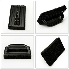 Resim Pazly Geeroyoo Siyah Sponge Bbq Temizleme Fırçası - Dayanıklı, Yumuşak Tüyler, İzgaralar İçin Kireç Ve Yağ Temizleyici 