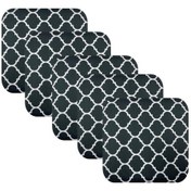 Resim Knsz oturma minderi 5 li mazlum viona kumaş tel sandalyesi oturma yeri için 