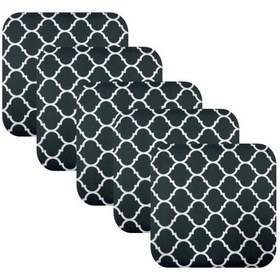 Resim Knsz oturma minderi 5 li mazlum viona kumaş tel sandalyesi oturma yeri için 