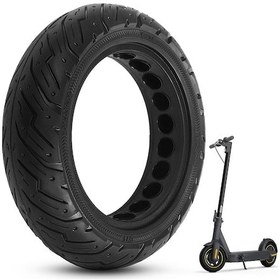 Resim Yaozixa 10 Adet 2.5" Orta Delikli Honeycomb Lastik, Kauçuk Malzeme, Dayanıklı Bisiklet Tekerleği 