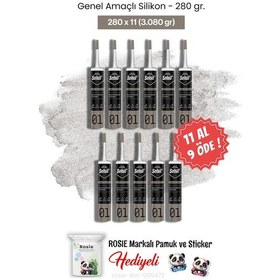Resim Selsil Genel Amaçlı Silikon 11 Al 9 Öde 280 Gr Ve Rosie Pamuk 