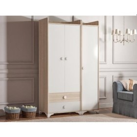 Resim AfilliBebek Bdlp 049 Swing 3 Kapılı Dolap Sonomo 