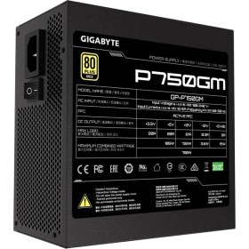 Resim Gıgabyte GP-P750GM80 750W 80+ Gold 12 cm Fanlı Modüler Power Supply 