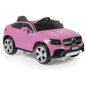Resim Dolu Grand Suv 12v Pembe Akülü Araba 