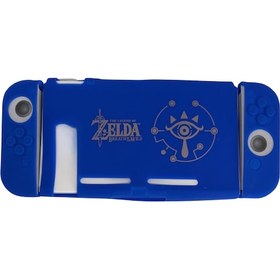 Resim Yues Switch Silikon Kılıf Joy-Con Koruyucu Kılıf Zelda Desenli Mavi 