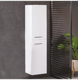 Resim Denko Terra 35 Cm Mdf Beyaz Banyo Boy Dolabı 
