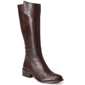 Resim Marrone Brown Çizme Kadın 25k11099 Vergelio Skin Boot Marrone Brown 