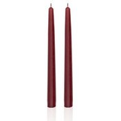 Resim Iconic Şamdan Mum 2li Set Bordo 26 Cm The Mia