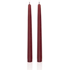 Resim Iconic Şamdan Mum 2li Set Bordo 26 Cm 