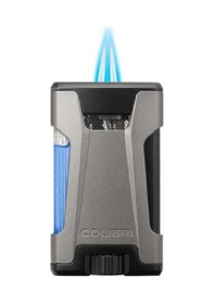 Resim Colibri Rebel Çift Jet Puro Çakmağı Gri 