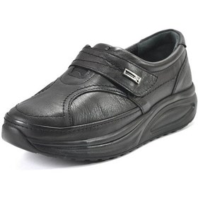 Resim Beety 2604 Deri Siyah Cırtlı Kemik Çıkıntılı Kadın Ayakkabı Siyah 