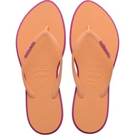 Resim Slim Point Rose Gum Kadın Parmak Arası Terlik-6573 Mercan 