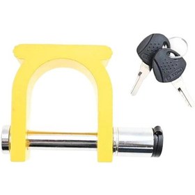 Resim Suntek Römork Bağlantı Kilidi 2 Anahtarlı Karavan Çekme 9cm8cm 