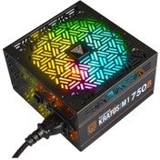 Resim gamdias Kratos M1-750b 750w 80 Br Rgb Power Supply Aktıf Pfc 