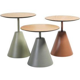 Resim Üçlü Mantar Zigon Sehpa Seti No:553 Rehome Renkli Yuvarlak Mdf Modern Sehpa Takımı Ahşap 