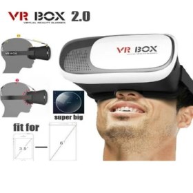 Resim Vrbox Vr Box Sanal Gerçeklik Gözlüğü 3D Uygulama Deneyimi ile Akıllı Telefonlar İçin Uyumlu 