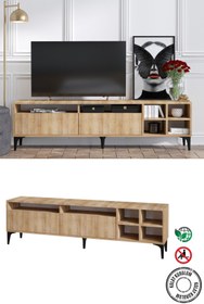 Resim Decormet Eva Tv Sehpası Safir Meşe -dec-20048 
